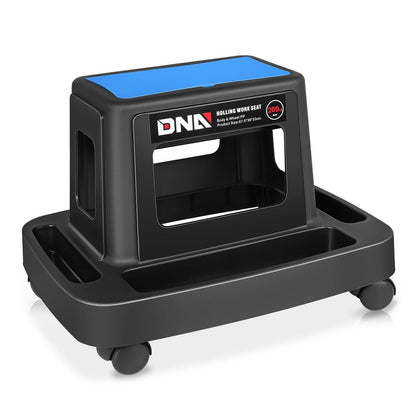 Mobile Plastic Tool Seat - Blue