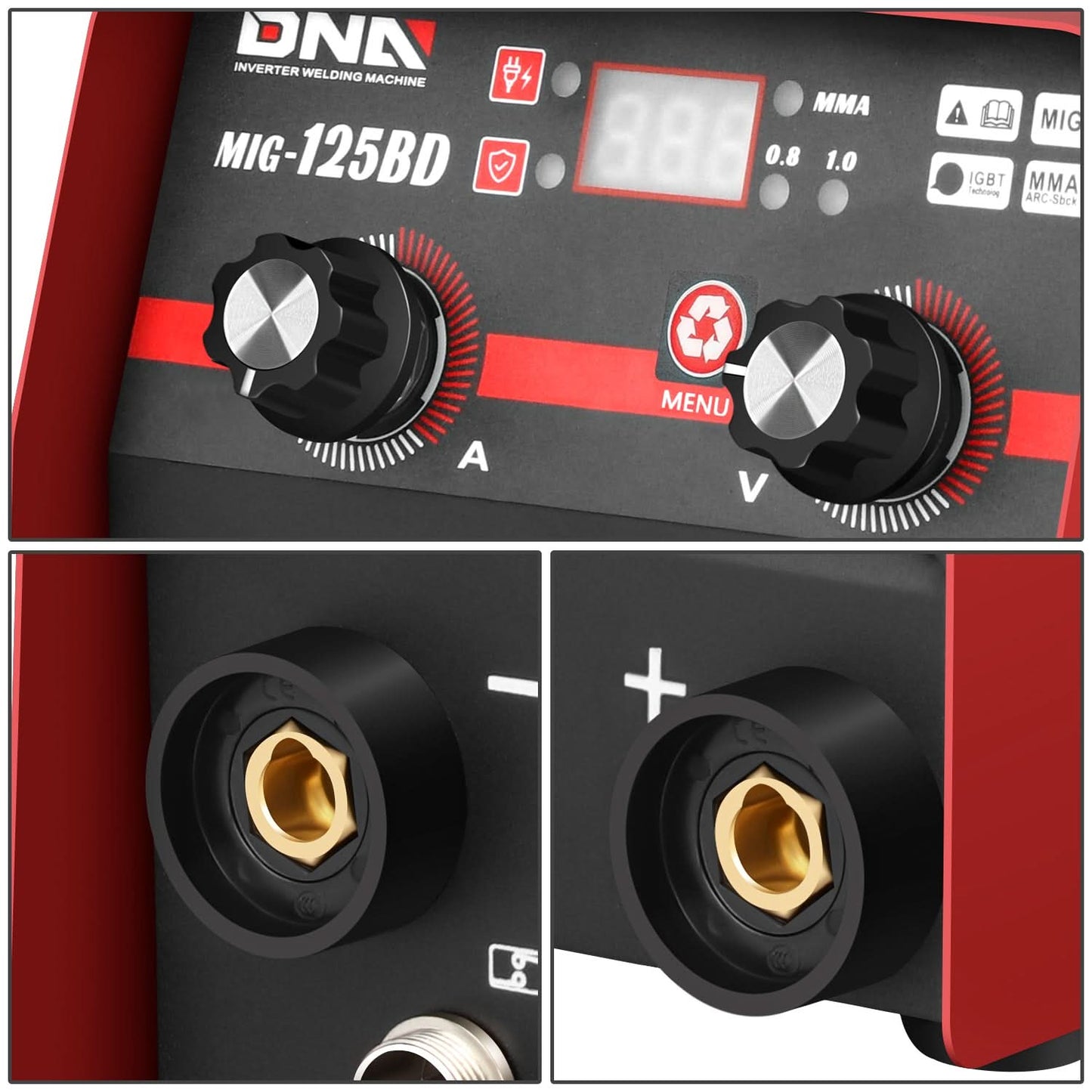 MIG Welder Machine - Red
