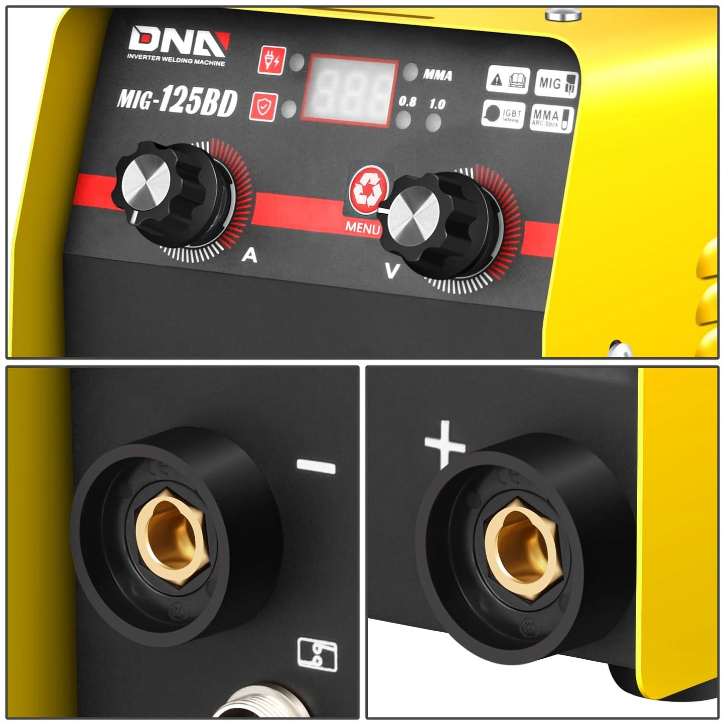 MIG Welder Machine - Yellow