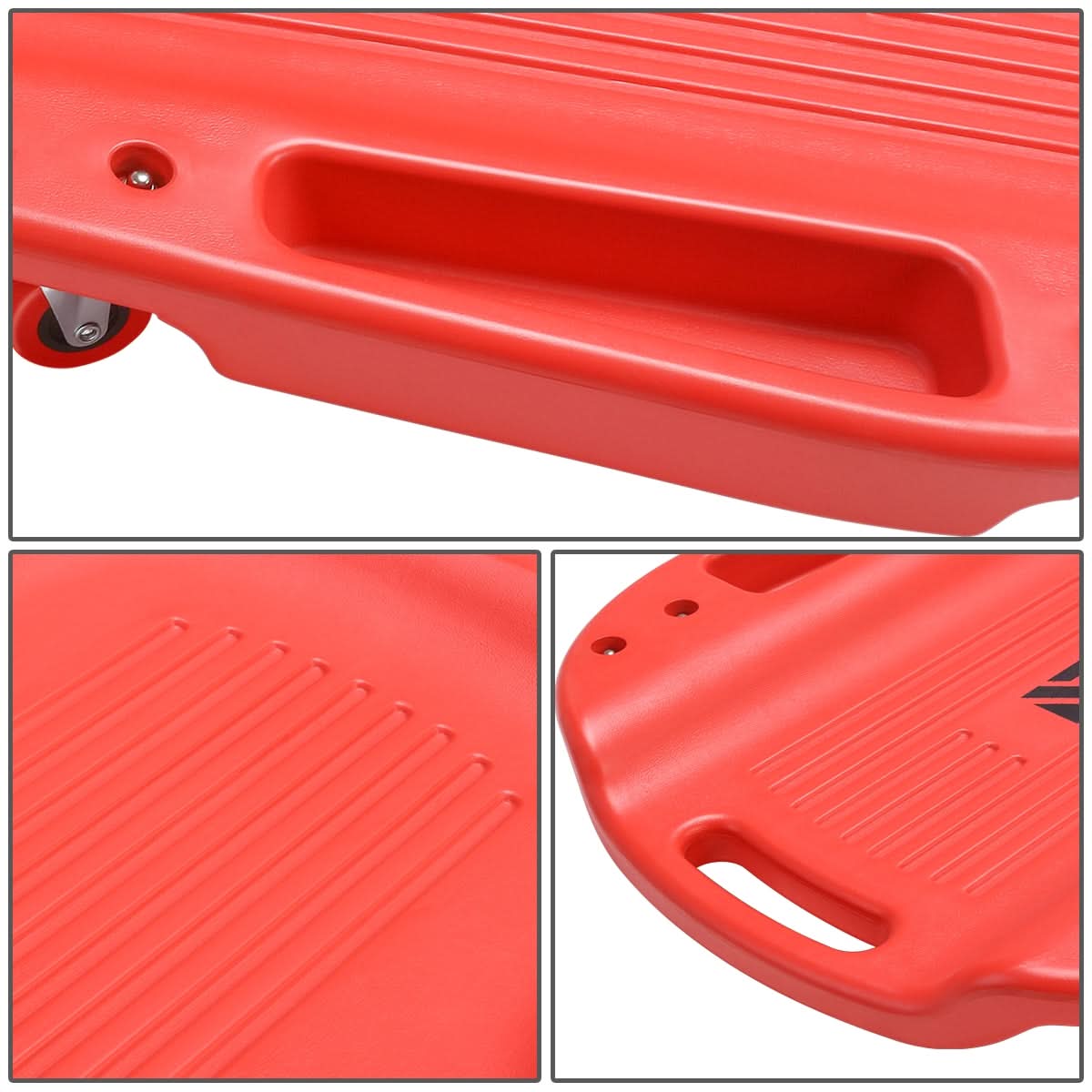 38" Red Plastic Automotive Creeper