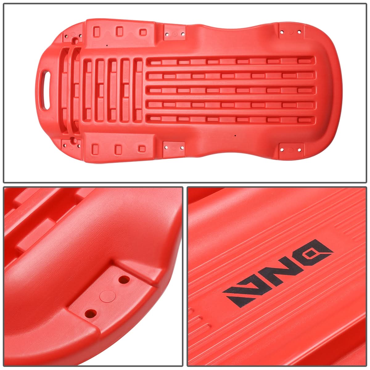 38" Red Plastic Automotive Creeper