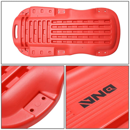 38" Red Plastic Automotive Creeper