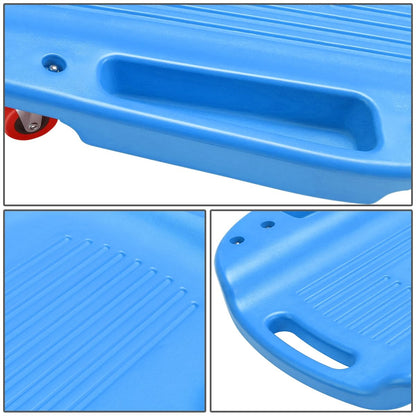 38" Plastic Automotive Creeper - Blue