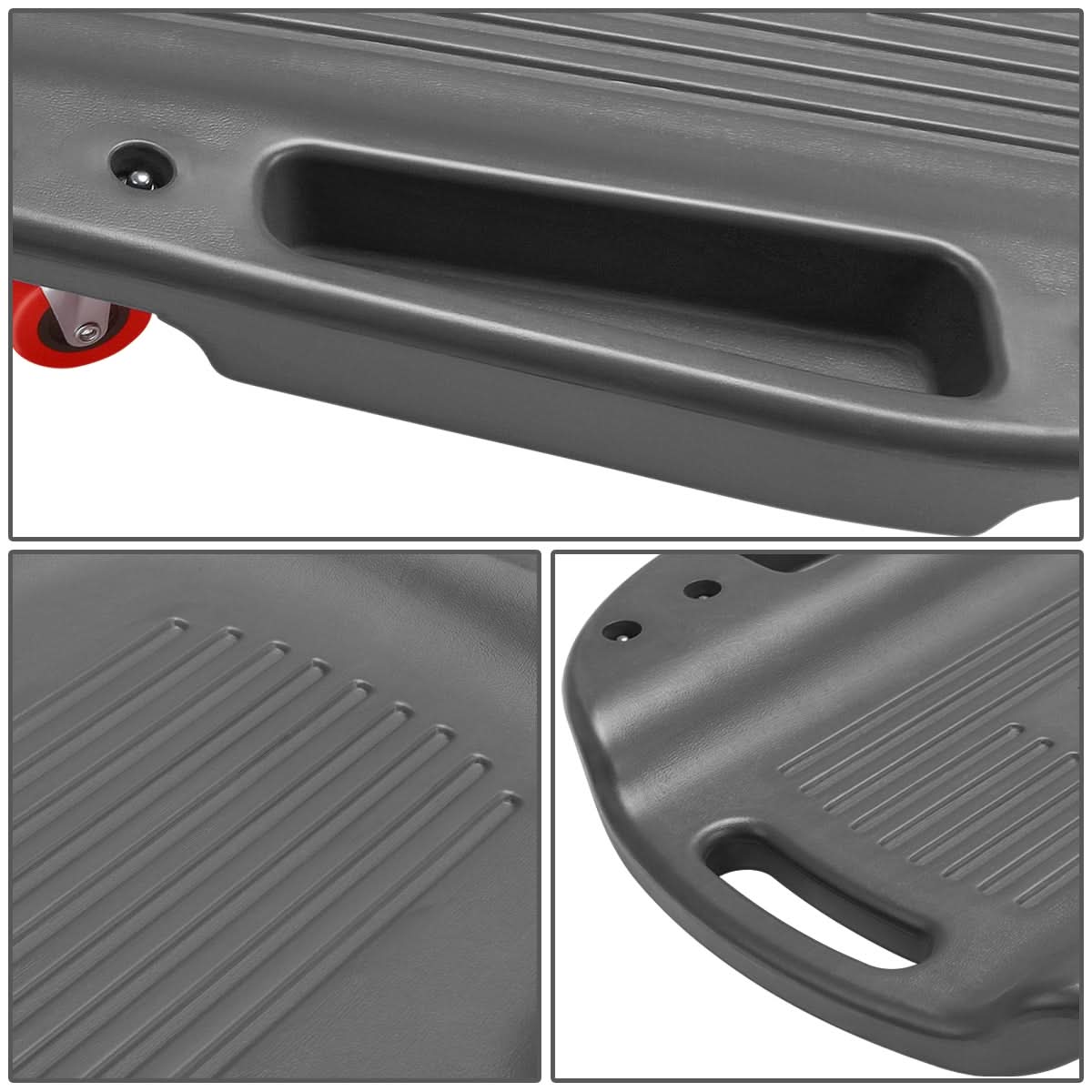 38" Plastic Automotive Creeper - Black