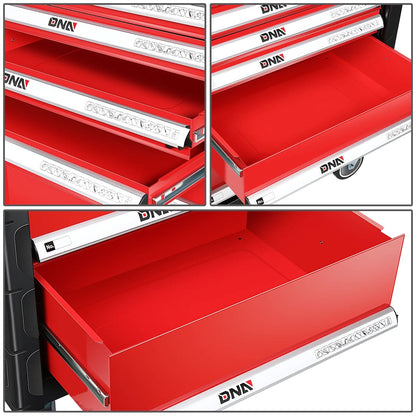 6 Drawer Plastic Roller Cabinet Top Storage