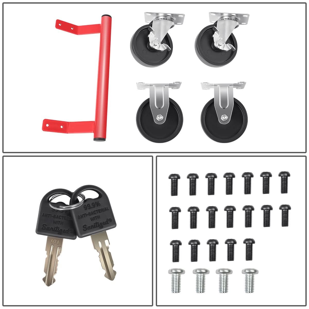 5 Drawer Roller Cabinet Tool Storage