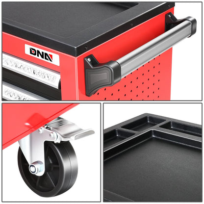 4 Drawer Plastic Roller Cabinet Top Storage