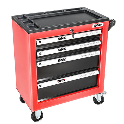 4 Drawer Plastic Roller Cabinet Top Storage