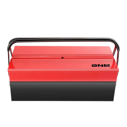 18" 2-Level Fold Tool Box with 3 Organizer Drawers