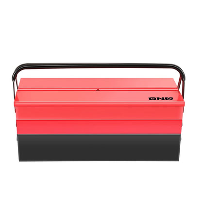 21 Inch 3 Level Folding Tool Box with 5 Organizer Drawers