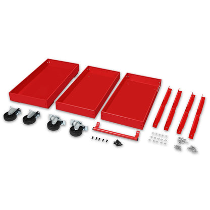 Professional 3 Level Tool Trolley - 150KG Max Load Capacity