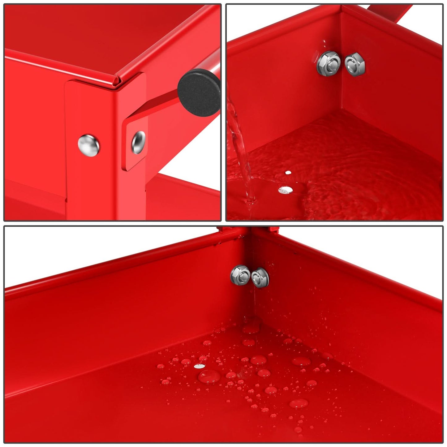 Professional 3 Level Tool Trolley - 150KG Max Load Capacity