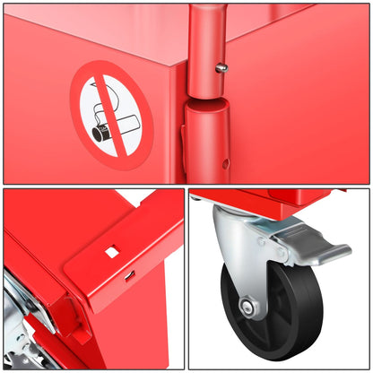 Professional 3 Level Tool Trolley - 150KG Max Load Capacity
