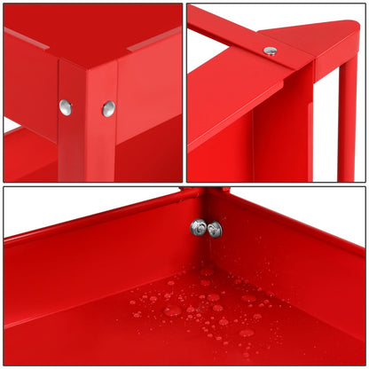 3 Level Tool Trolley with 100KG Max Load Capacity