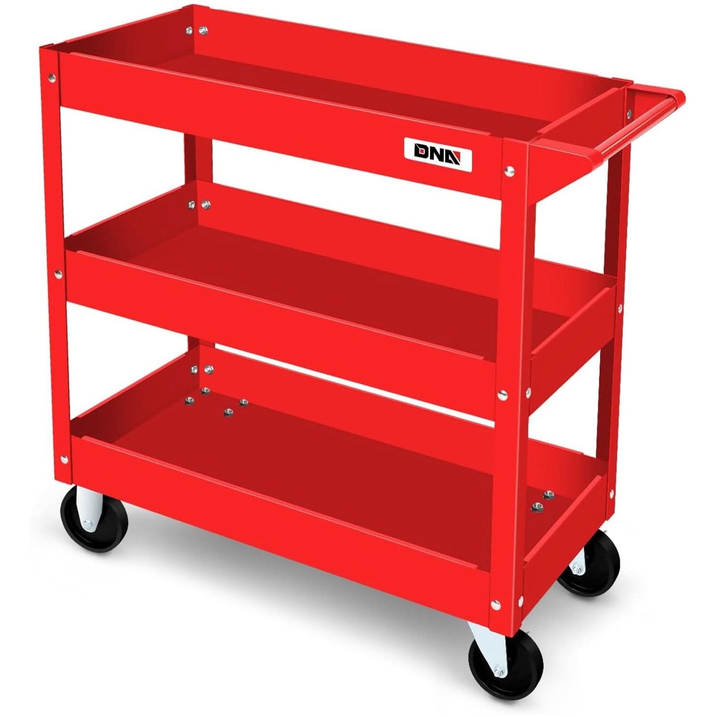 3 Level Tool Trolley with 100KG Max Load Capacity