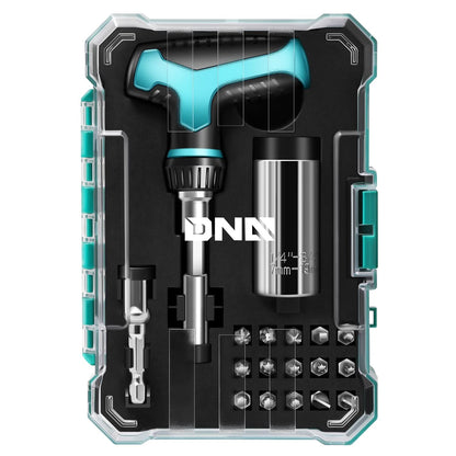 19-Piece T-Handle Screwdriver Set