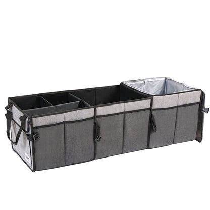 Collapsible Car Trunk Organizer - 96x29x32cm Storage Solution