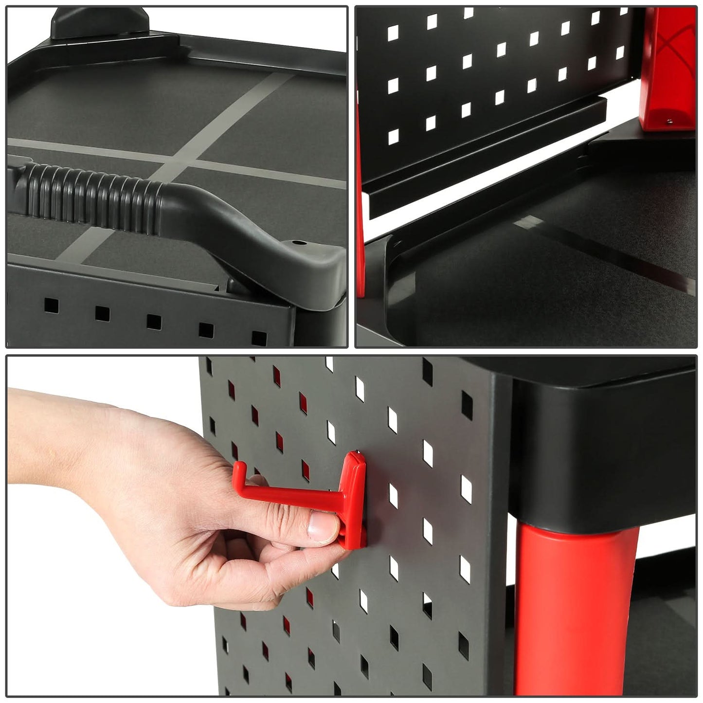 3-Level Composite Workshop Trolley