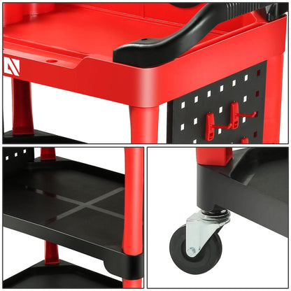 3 Tier Heavy Duty Mechanic Tool Storage Cart