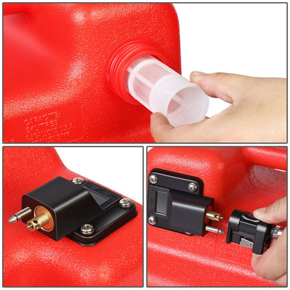 24L Marine Fuel Tank with Pump and Tubing