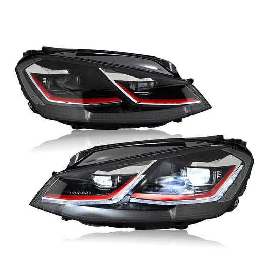 2013-2018 Volkswagen Golf 7 Mk7 With Dynamic Indicator Light LED Version