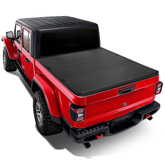 2020-2021 Jeep Gladiator Hard Tri-Fold Tonneau Cover 5.5ft Bed