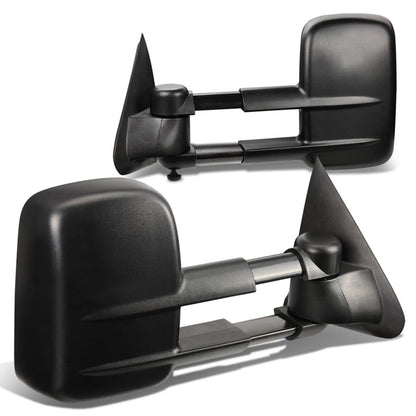 1997-2003 Ford F-150 Manual Towing Mirrors Pair Black