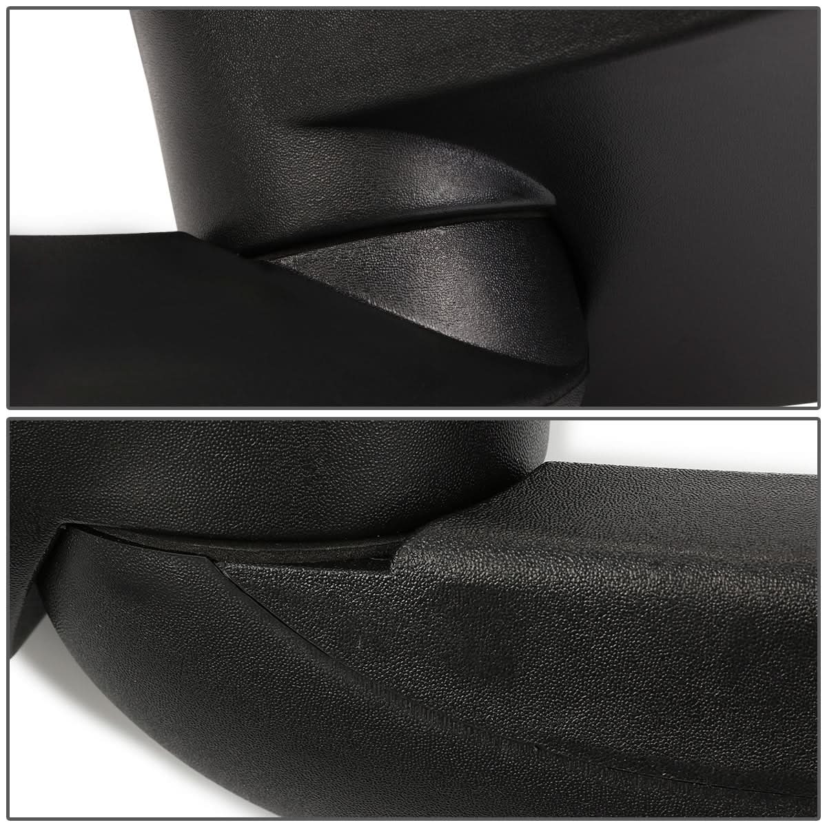 94-02 Dodge Ram Manual Towing Mirrors - Black Pair