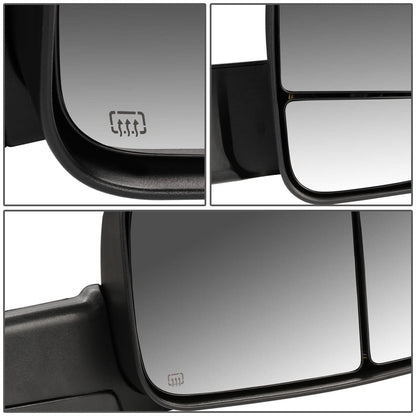 09-16 Dodge Ram Powered Heated LED Towing Mirrors - Black
