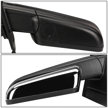 2004-2014 Ford F-150 Left Towing Mirror - Powered Heated Chrome