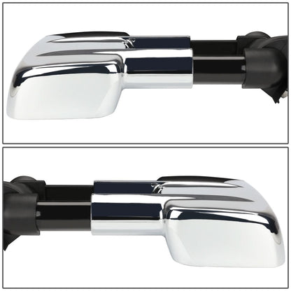 88-02 Chevrolet C/K Pickup Power Towing Mirror Pair Chrome