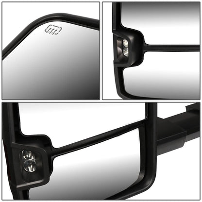 99-06 Chevy Silverado GMC Sierra Powered Heated LED Towing Mirrors