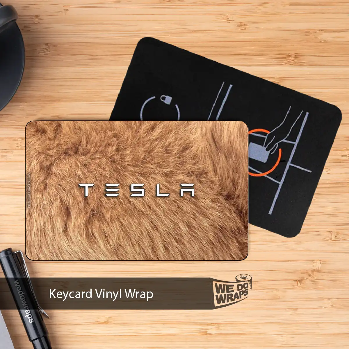 Teddy Bear Fur | NFC Key Card Wrap