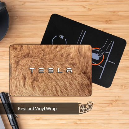 Teddy Bear Fur | NFC Key Card Wrap