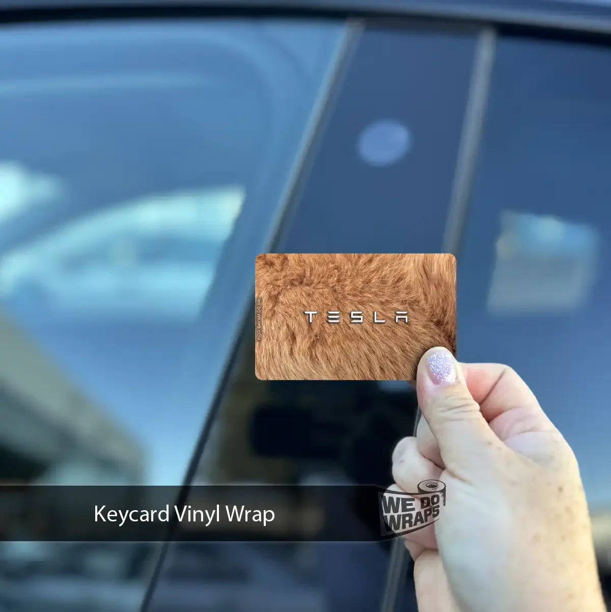 Teddy Bear Fur | NFC Key Card Wrap