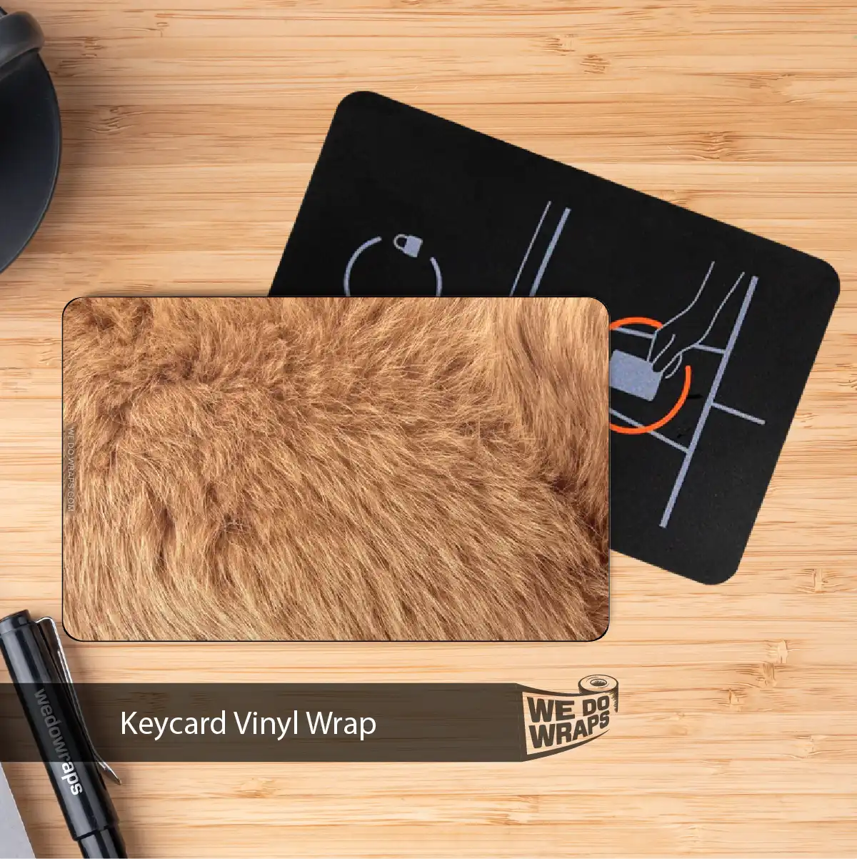 Teddy Bear Fur | NFC Key Card Wrap