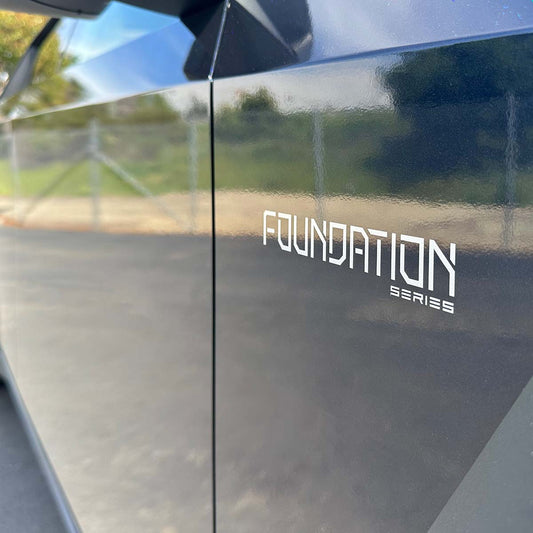 Cybertruck Foundation Series Letters | Cut Vinyl Letters Decal