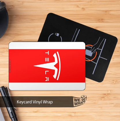 Tesla Flag | NFC Key Card Wrap