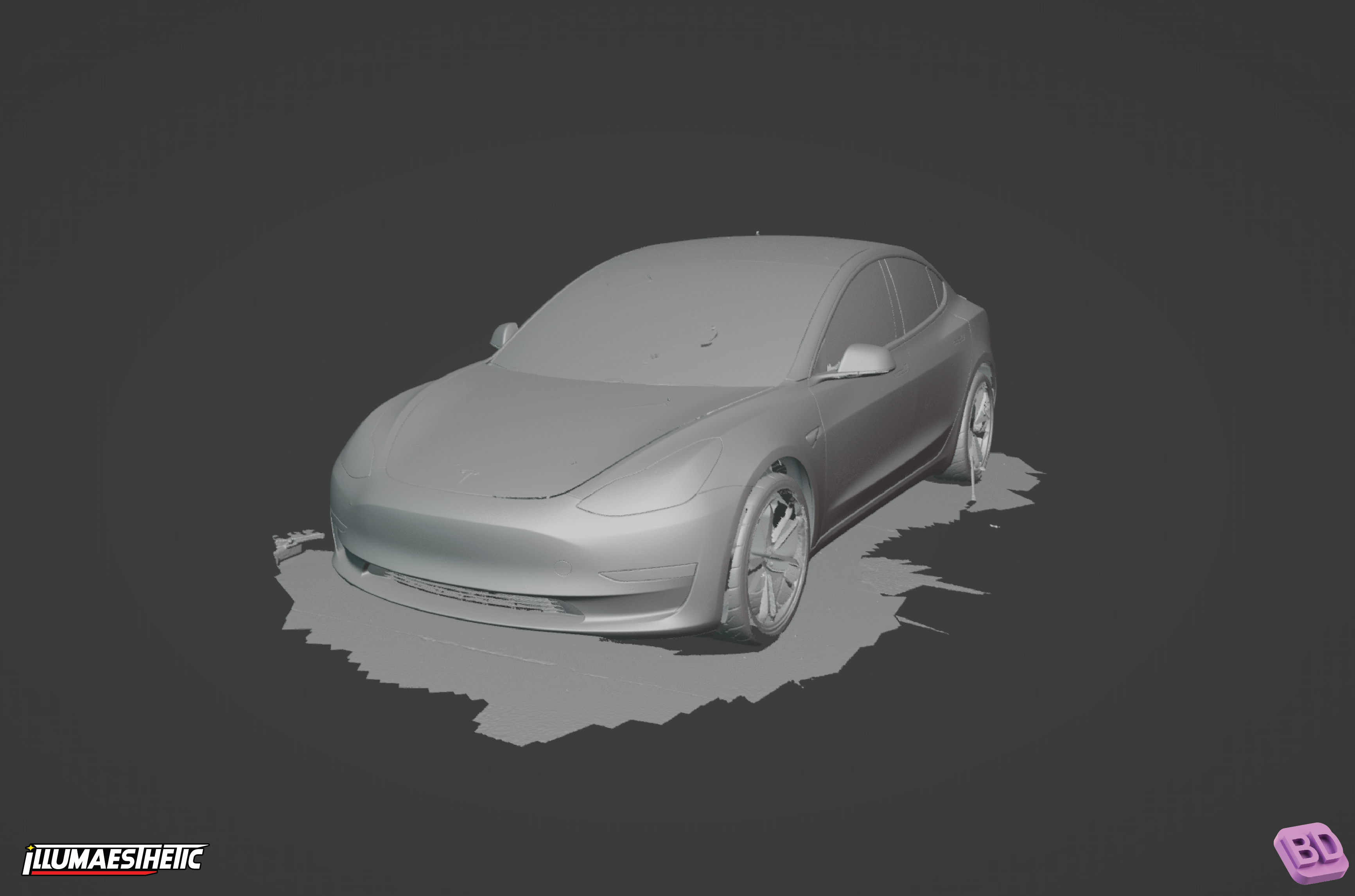 Tesla Model 3 3D Scan (2017-2023) – NTXGlow