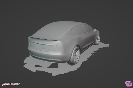 Tesla Model 3 3D Scan (2017-2023)