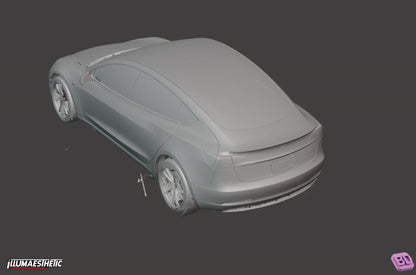 Tesla Model 3 3D Scan (2017-2023)