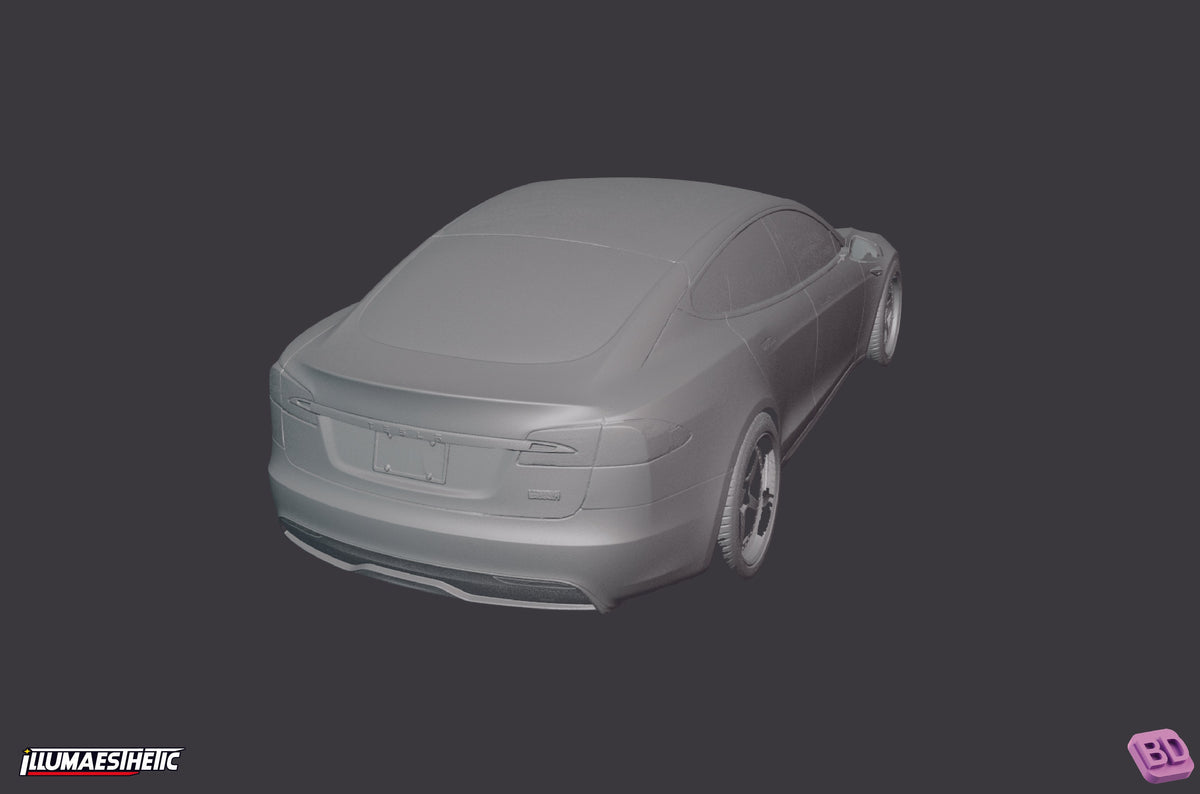 7 Tesla Scanner Graphics Tesla Model S Plaid 3D Scan (2020-2023) – NTXGlow