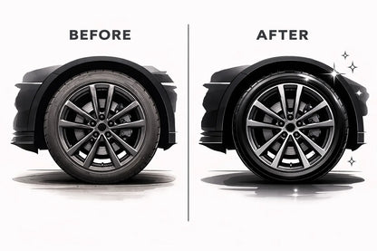Sleek & Subtle Tire Shine