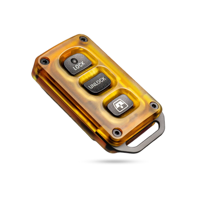 Titanium x Ultem Key Fob Case - Topo