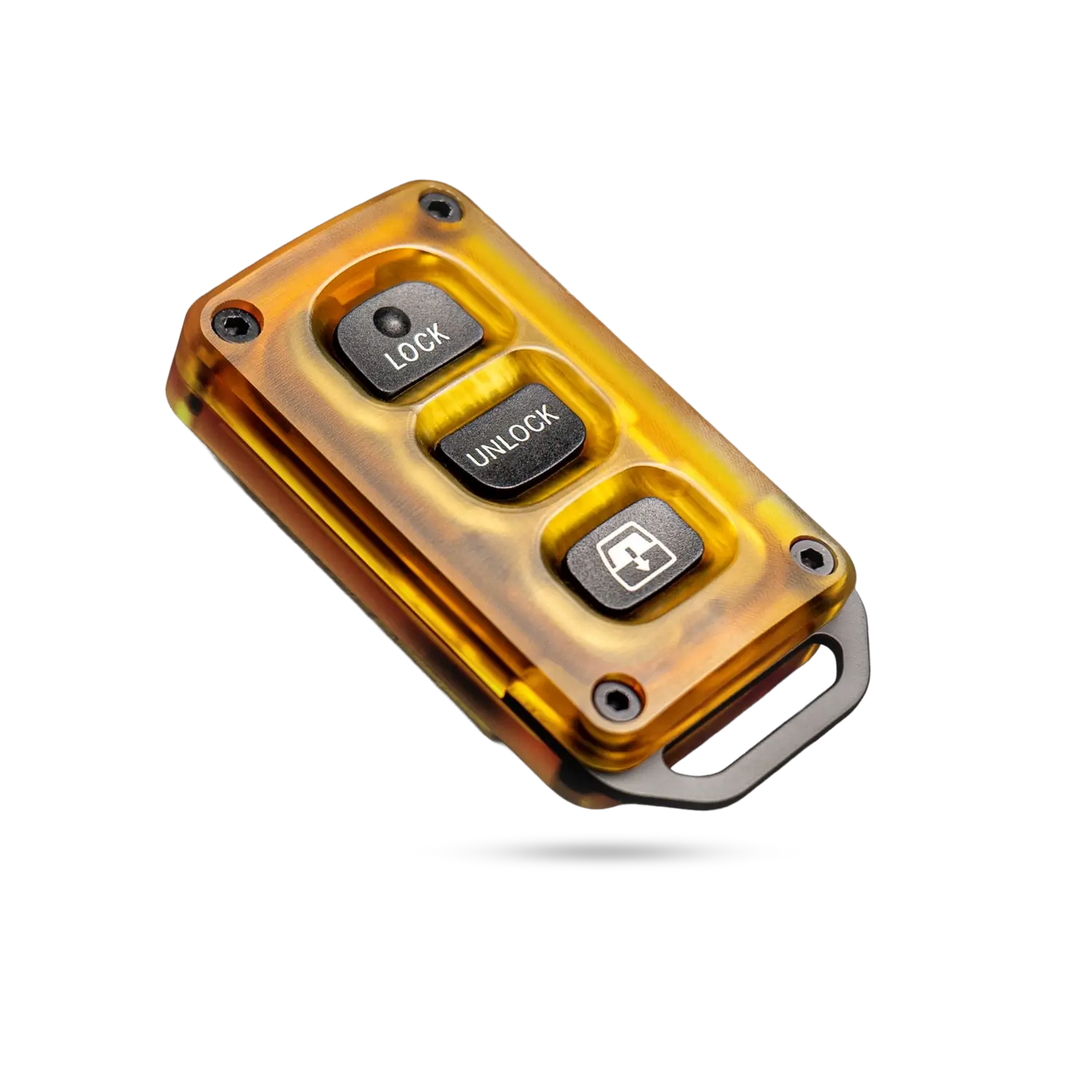 Titanium x Ultem Key Fob Case - Topo