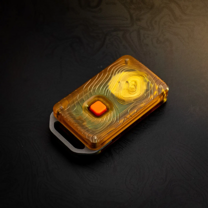Titanium x Ultem Key Fob Case - Topo