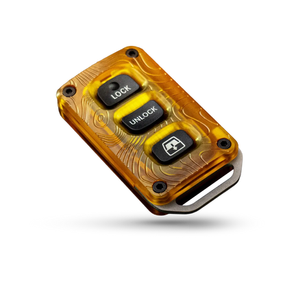 Titanium x Ultem Key Fob Case - Topo
