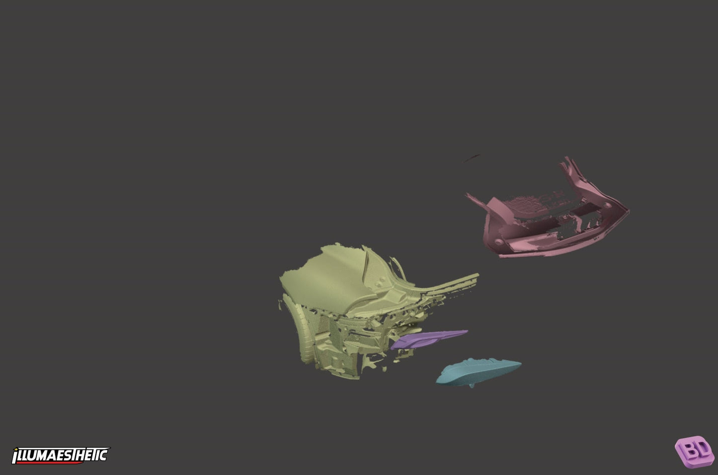 Toyota GR Supra (A90) 3D Scan (2019+)