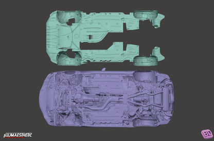 Toyota GR Supra (A90) 3D Scan (2019+)