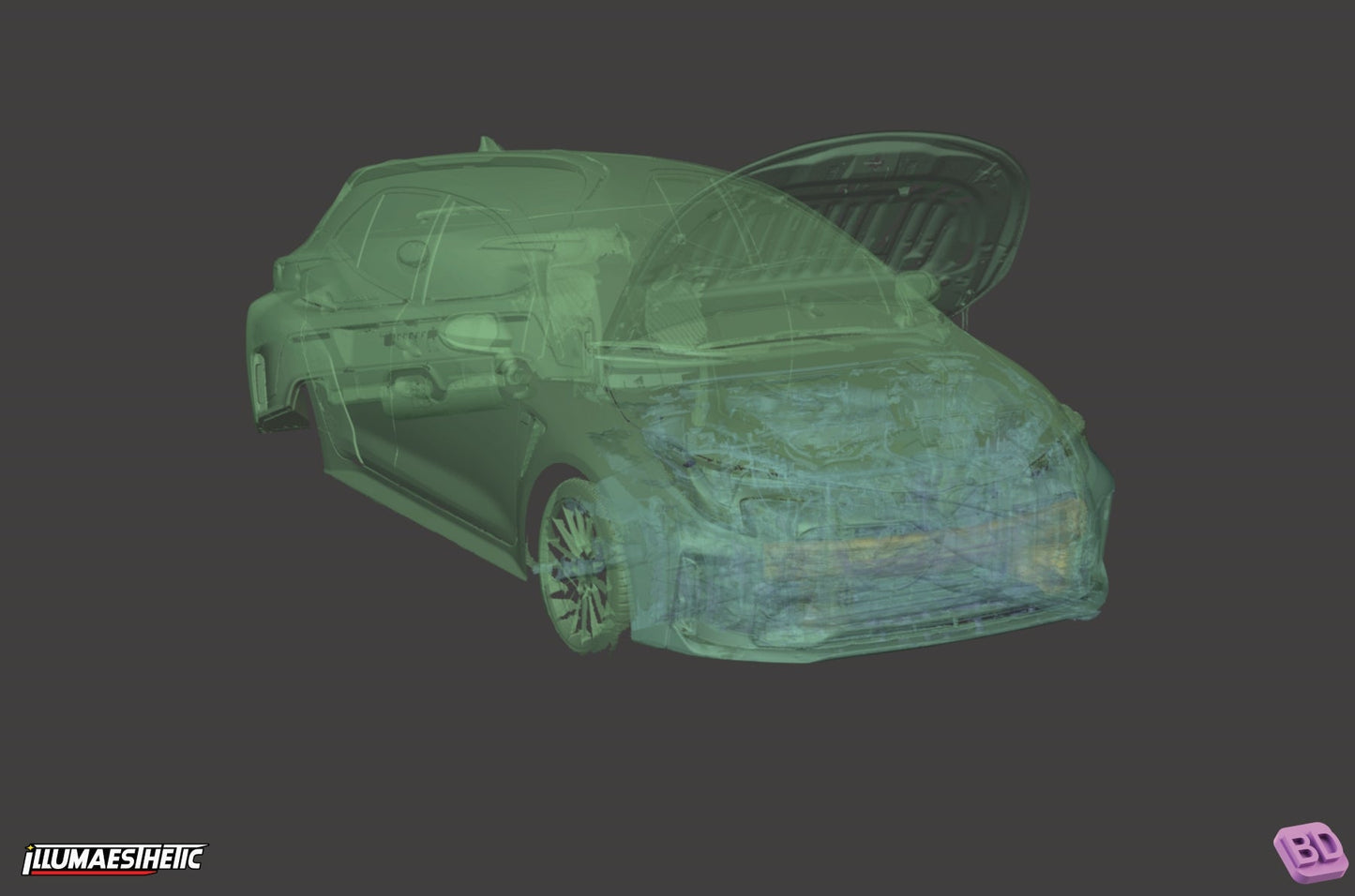 Toyota GR Corolla (GZEA14) 3D Scan (2023+)